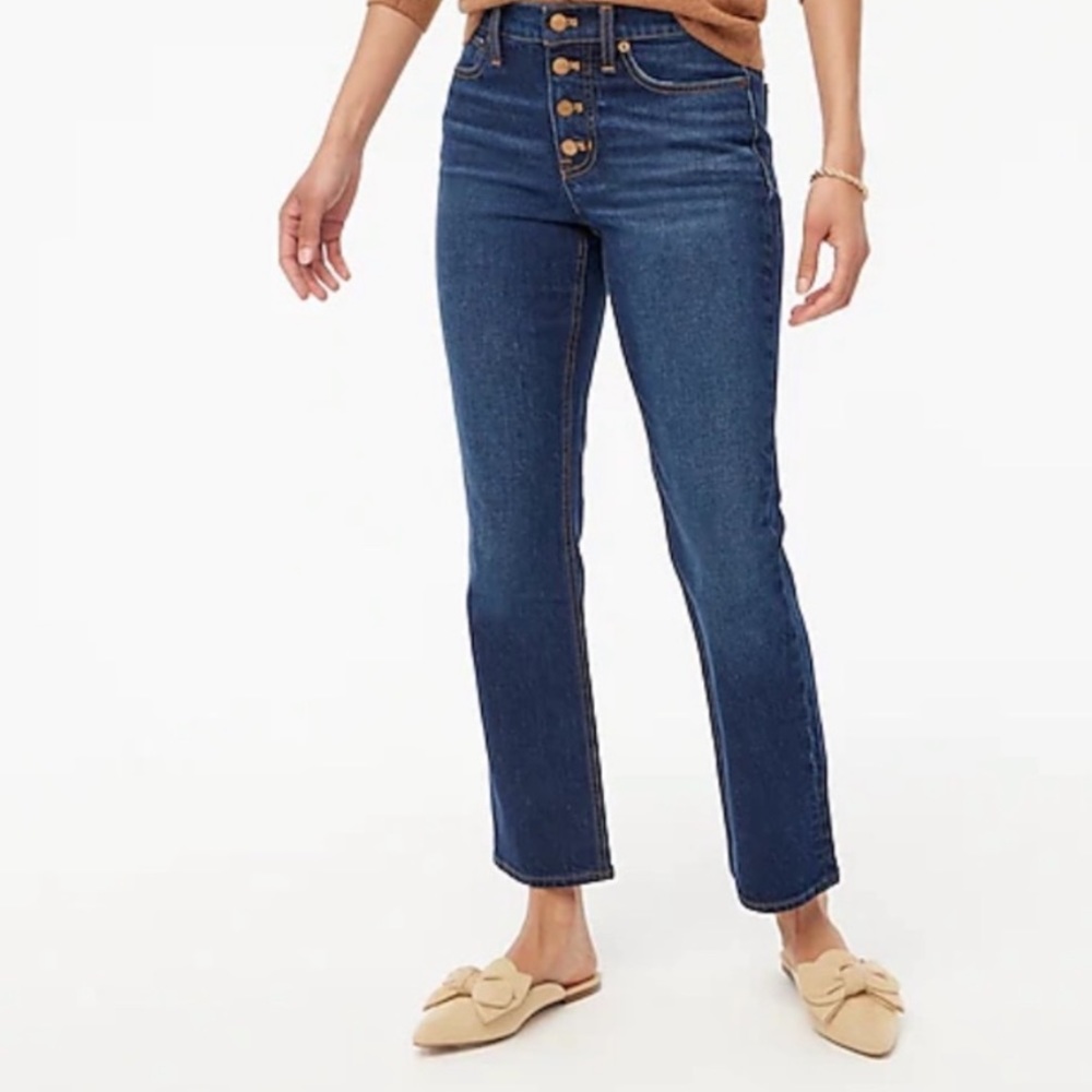 Jcrew flare crop jean - all day stretch
